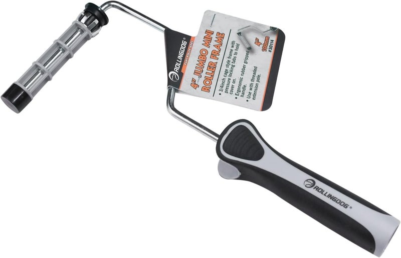 Rolling Dog 4" Jumbo Mini Roller Frame - 3/4" Core Frame with Pressure Locking Tabs to Hold Cover On - Image 1